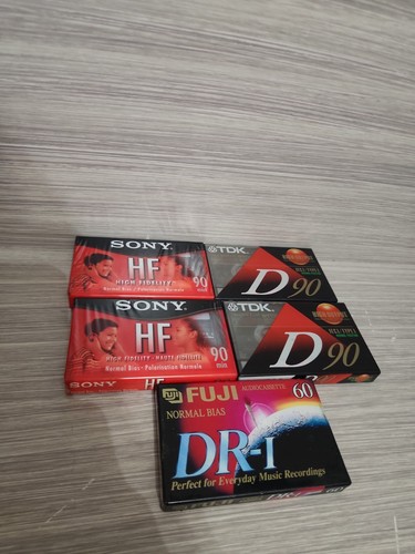 Sony and tdk fuji minute - and,