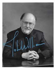 JOHN WILLIAMS STAR WARS SIGNED 7x5 PHOTO   UACC & AFTAL RD  AUTOGRAPH  JAWS E.T.