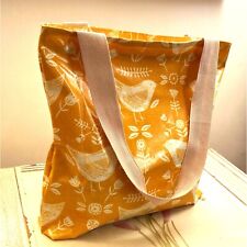 Handmade Oilcloth Tote Bag