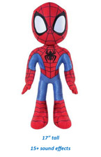 Spiderman Spidey Amazing Friends Talking Soft Plush Toy 17 inch tall
