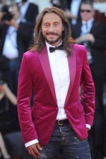 Mens Pink Velvet Tuxedo Jacket