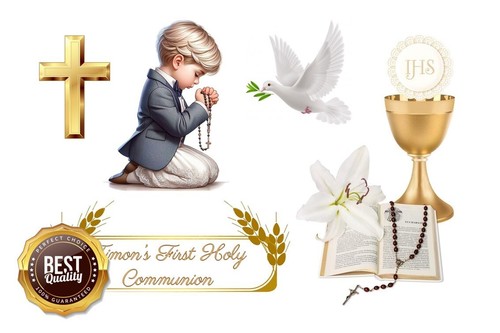 1st holy communion - communion, boy