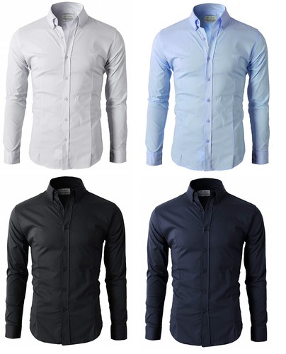 Men casual shirt button down - shirt,