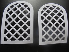 12 X  WHITE CARD  DIE CUT