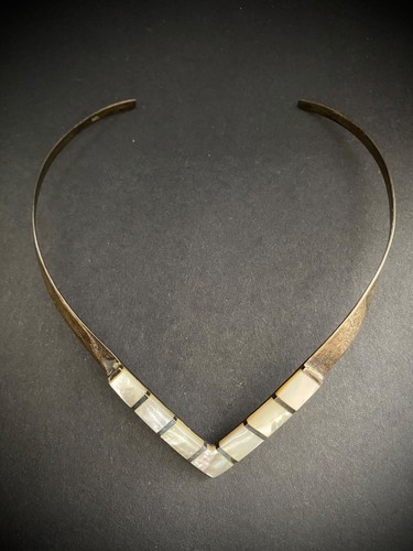 Vintage 925 silver shape - vintage, v-shape