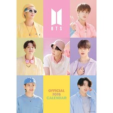2026 Calendar BTS Month to View A3 Calendar Official Product