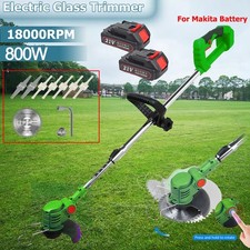 Cordless Electric Strimmer Grass Trimmer Weed Cutter Garden Edger +2 Battery 21V