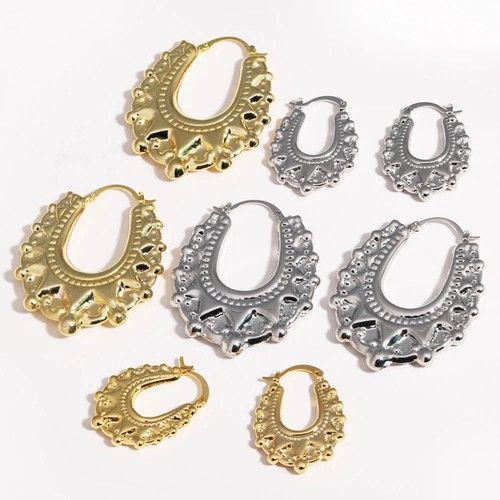 Gypsy style creole - style, earrings
