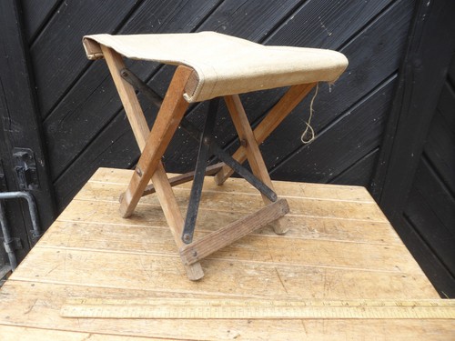 Vintage folding wood and - folding,