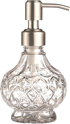 Glass soap dispenser with - glass,