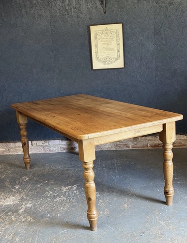 Pine dining table vintage - pine,