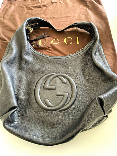 Gucci black leather - gucci,