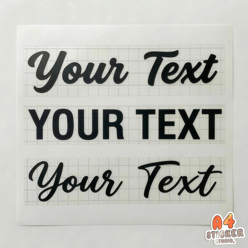 Personalised name vinyl word - personalised,