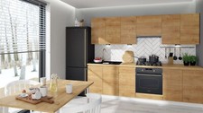 Handleless kitchen units set