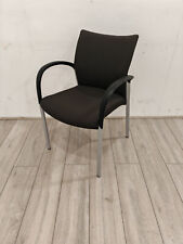 Senator Conference Chair, Stackable, Grey Fabric, Grey Legs