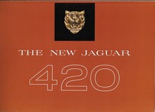 1967 Jaguar 420 car brochure
