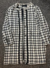 Zara Woman Tweed Check Bouclé