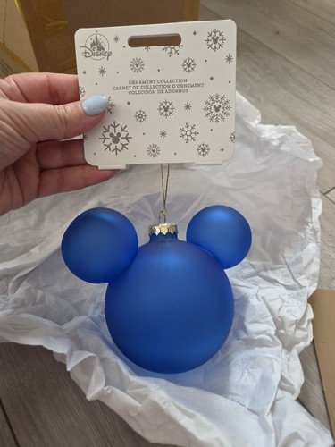 Disney blue glass - disney, mickey