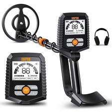 Metal Detector Waterproof Gold Detecting LCD Display 4 Modes SUNPOW