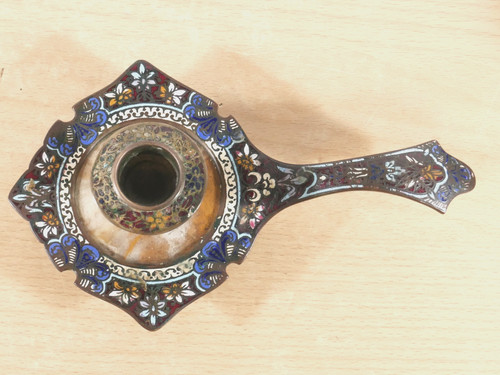 Vintage cloisonne enamel brass - cloisonne,