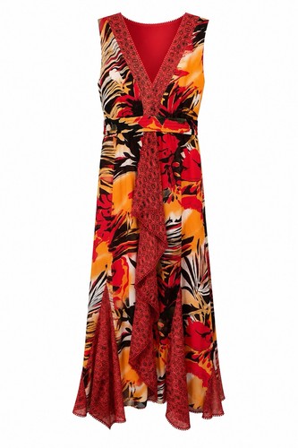 Per una red - tropical, print