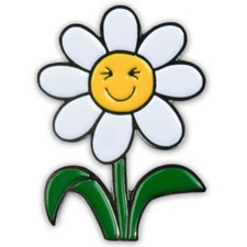 Laughing Daisies Enamel Pin Mr