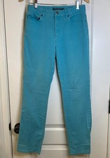 Women's Ralph Lauren Teal Colored Straight Leg Jeans Size 6