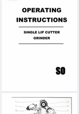 Deckel So Grinder Tool Cutter Manual Instructions Pdf Copy  21 Page Cnc Lathe