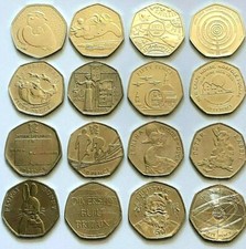 50p COINS FIFTY PENCE KEW