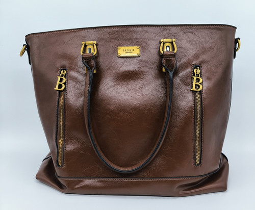 Bessie london brown tote - bessie,
