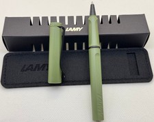 Lamy Safari Rollerball Pen in Matte Green - NEW in Keel Box With Refill