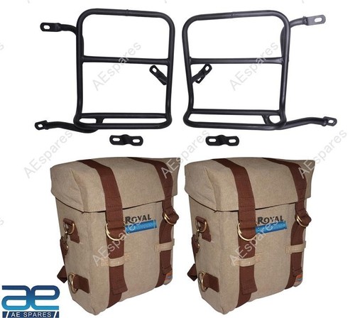 Khaki pannier bags - bags, with