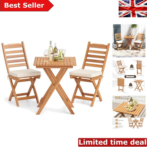 Elegant piece acacia - 3-piece, wood