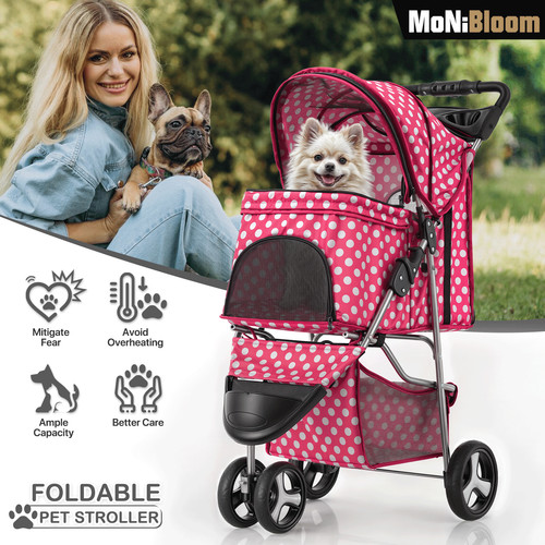 Pet stroller foldable - pet,