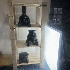 Aged Bronze Finish Beton Vase