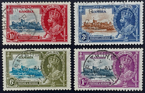Gambia 1935 george - gambia,, v