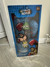 New Kids Ultimate Boxer Punch Bag Set Safe Fun Exercise for Kids with Gloves N-2