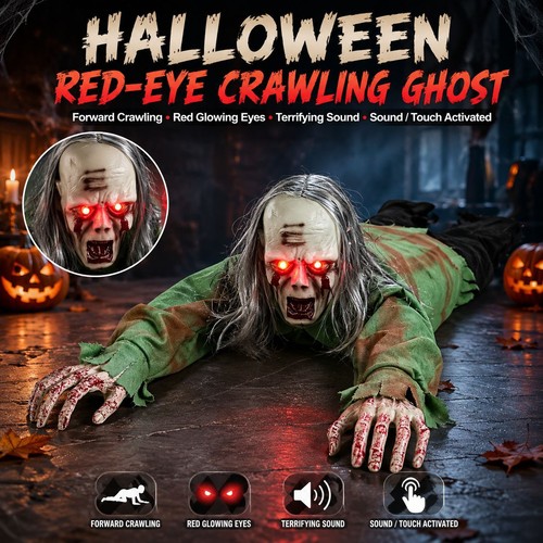Animated crawling zombie - crawling,
