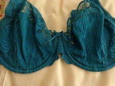 M&S BRA SIZE 38D PREOWNED AQUA MARINE 
