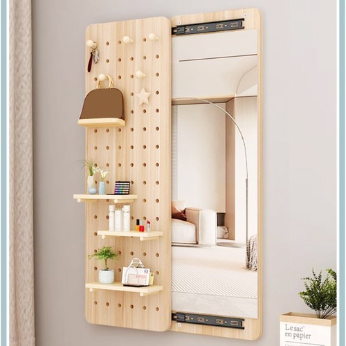 Wooden mirror with - wooden,