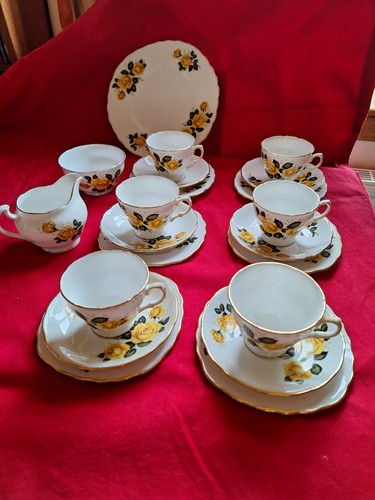 Vintage yellow rose - royal, vale