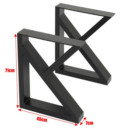 Industrial steel table - industrial, legs