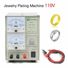 Platinum Silver Gold Plating Machine Jewelry Plater Electroplating Rectifier kit