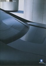 CAR BROCHURE - PEUGEOT 206 & 206 CC & 406 COUPE SILVER & BLACK - AUGUST 2002