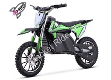 ROCKET 80R 800W 36V KIDS ELECTRIC DIRT BIKE SCRAMBLER BALANCE MOTORBIKE - GREEN
