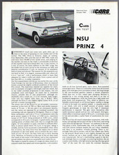 NSU Prinz 4 De Luxe Road Test