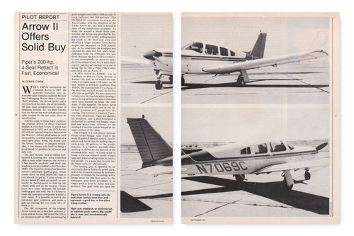 Piper cherokee arrow - piper, ii