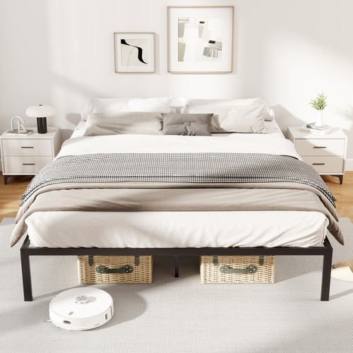 King size metal bed base - bed, 30cm