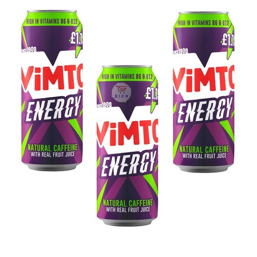 Vimto energy drink - vimto, 12×500ml
