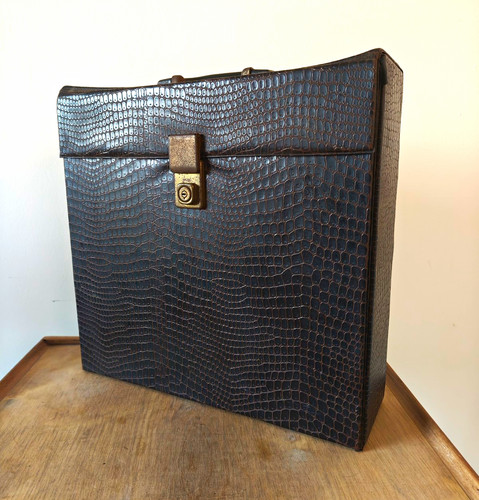 Vintage 1970s brown faux - brown,
